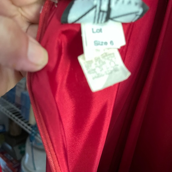 Vintage Nikki Lucas size 6 chiffon train. - Picture 6 of 7